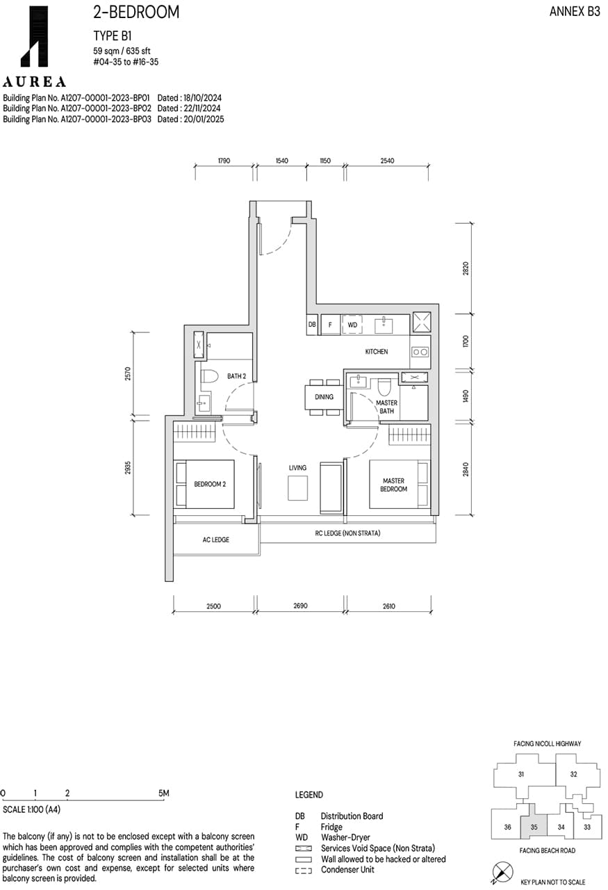 2-Bedroom Floor Plan