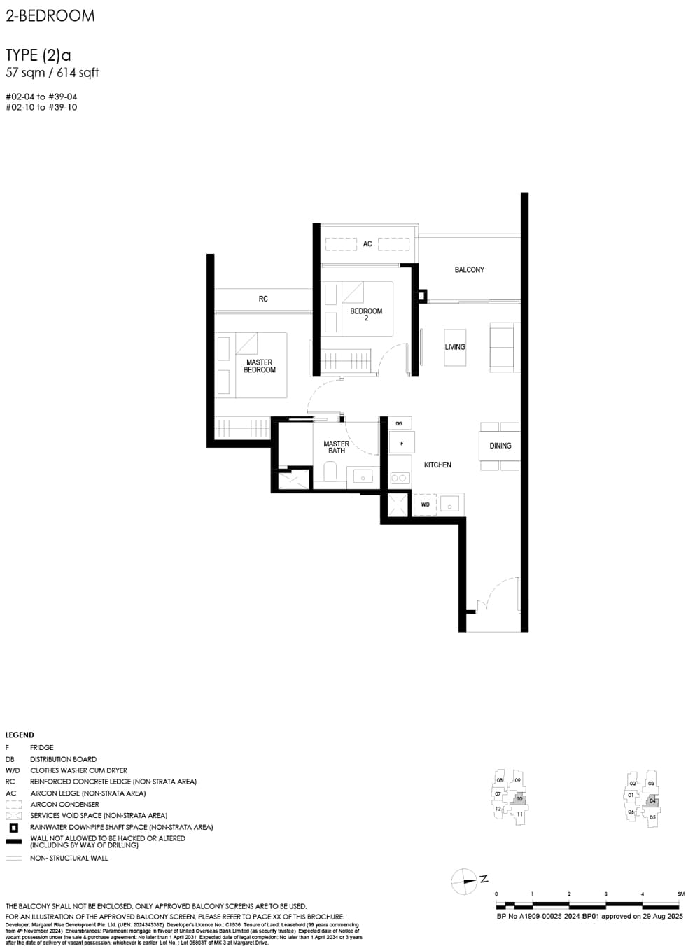 2-Bedroom Floor Plan