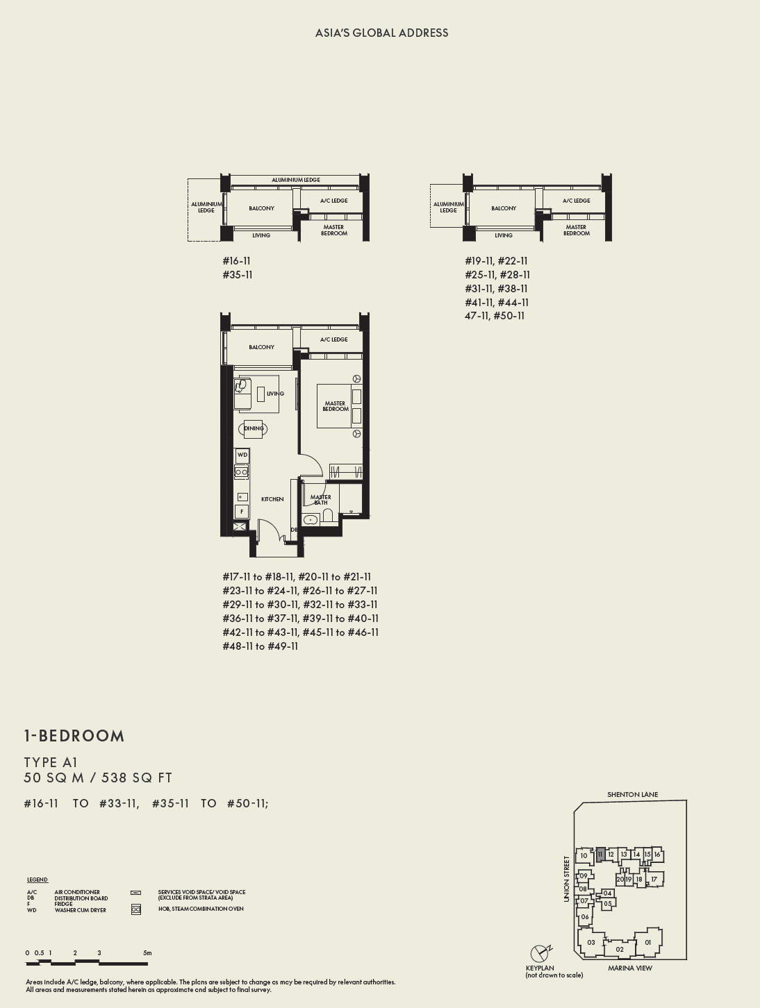 1-Bedroom Floor Plan