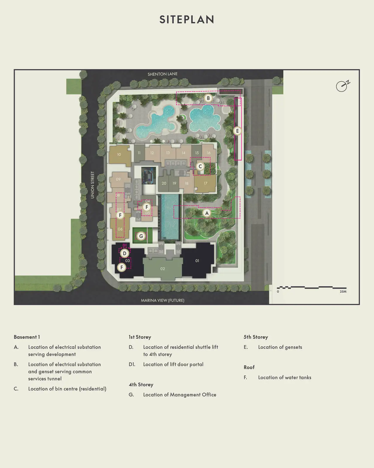 W Residences Site Plan 1